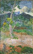 Paul Gauguin Landscape with a Horse oil painting on canvas